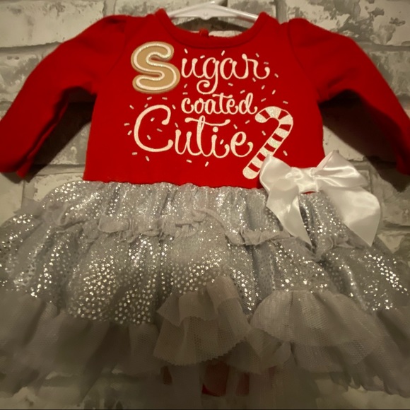 “Sugar Coated Cutie” Holiday Dress Size 0-3 Months - Picture 2 of 5